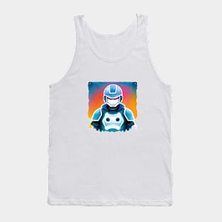 Watercolor kid style machine t-shirt design Tank Top